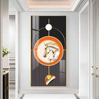 Horse Golden Ember Premium Acrylic Vertical Wall Art