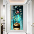 Elegant Petal Premium Acrylic Vertical Wall Art