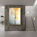 Serene Fogfall Tree Premium Acrylic Vertical Wall Art