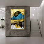 Mountain Glow Premium Acrylic Vertical Wall Art