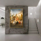 Religion Symbols Premium Acrylic Vertical Wall Art