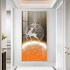 Majestic White Deer Premium Acrylic Vertical Wall Art