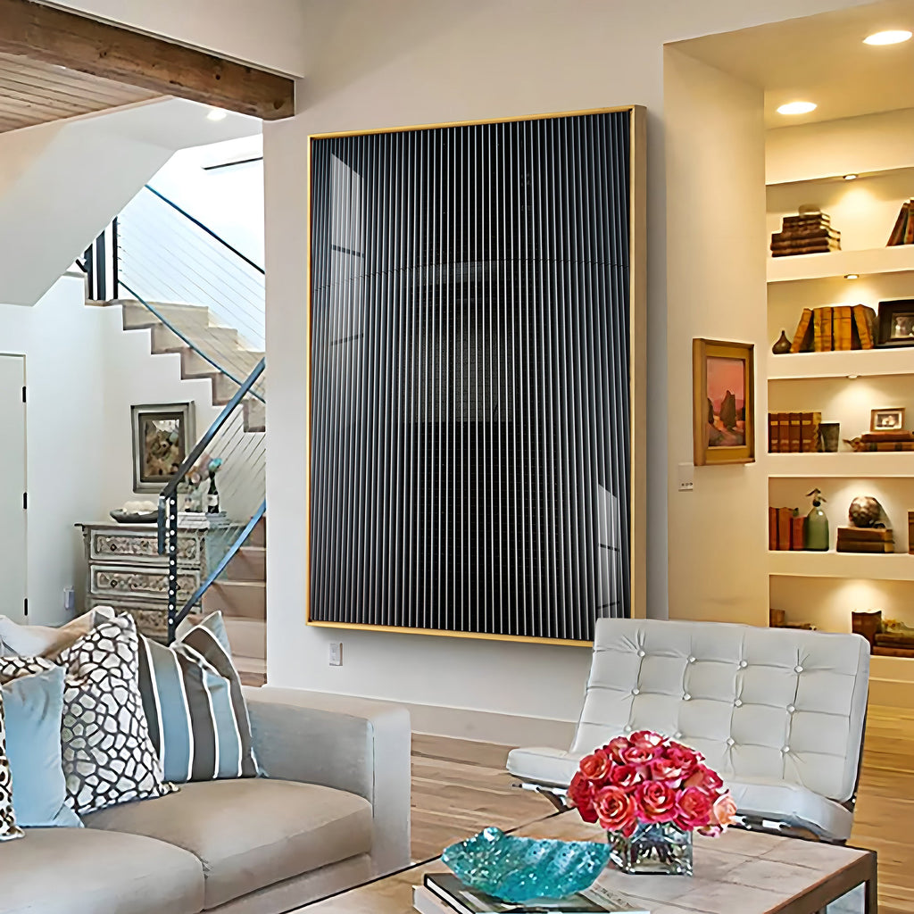 Grayscale Surface Premium Acrylic Vertical Wall Art