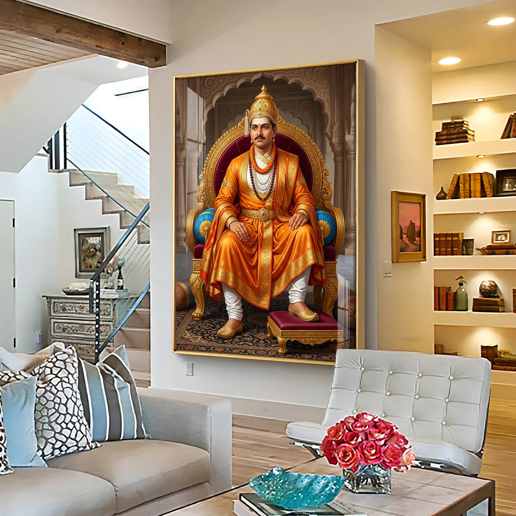 Shri Basavanna Premium Acrylic Vertical Wall Art