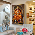 Shri Basavanna Premium Acrylic Vertical Wall Art