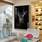 Sambar Deer Premium Acrylic Vertical Wall Art