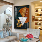 Radiant Shapes Premium Acrylic Vertical Wall Art