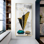 Geometric Minimalist Premium Acrylic Vertical Wall Art