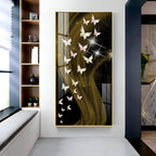 Butterflies Premium Acrylic Vertical Wall Art