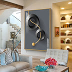 Aerial Rings Premium Acrylic Vertical Wall Art
