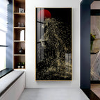 Dazzling Silver Horse Premium Acrylic Vertical Wall Art