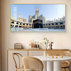 Kaaba Glass Finish Horizontal Wall Art