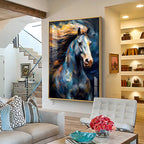 Radiant Horse Premium Acrylic Vertical Wall Art