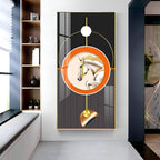 Horse Golden Ember Premium Acrylic Vertical Wall Art