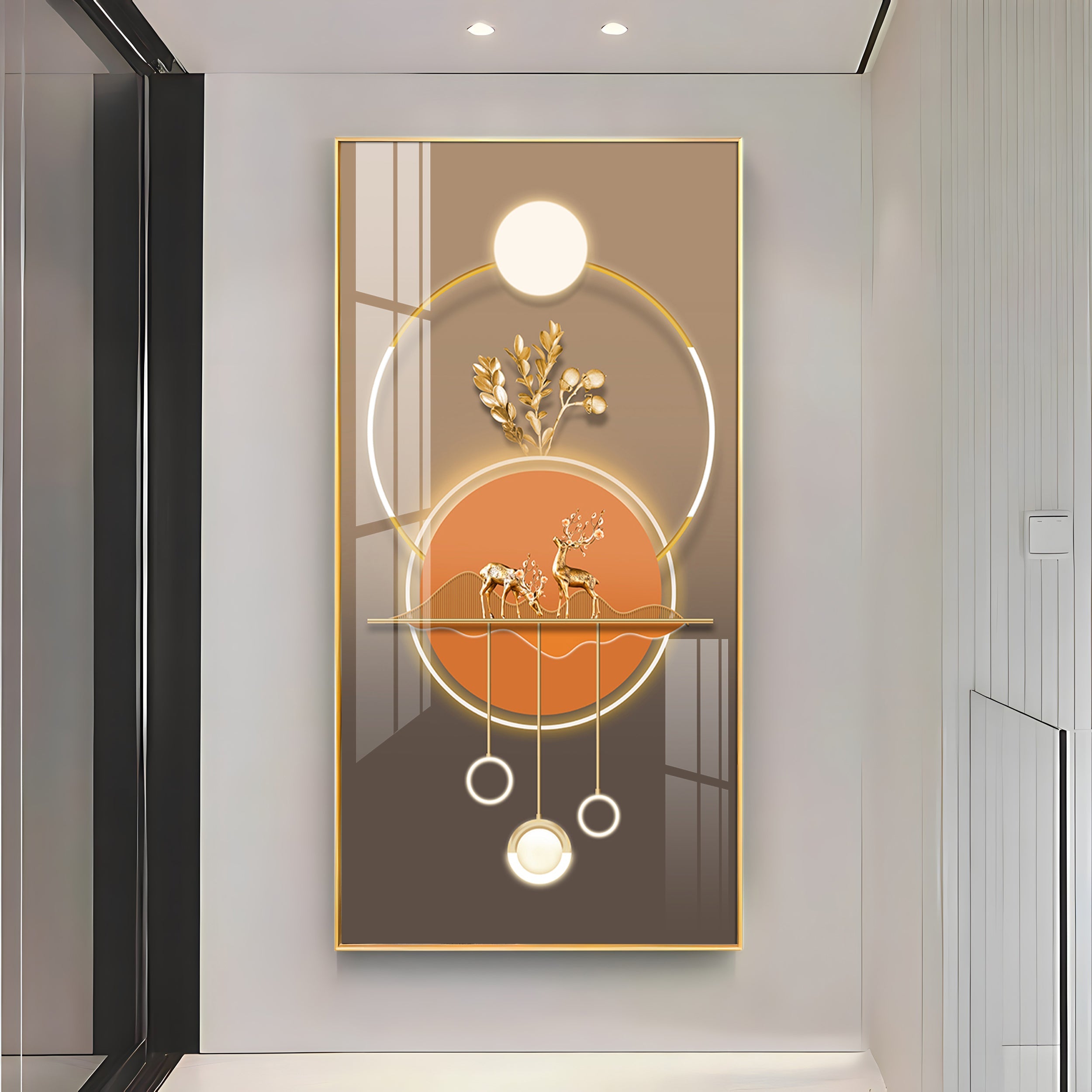 Majestic Mane Premium Acrylic Vertical Wall Art