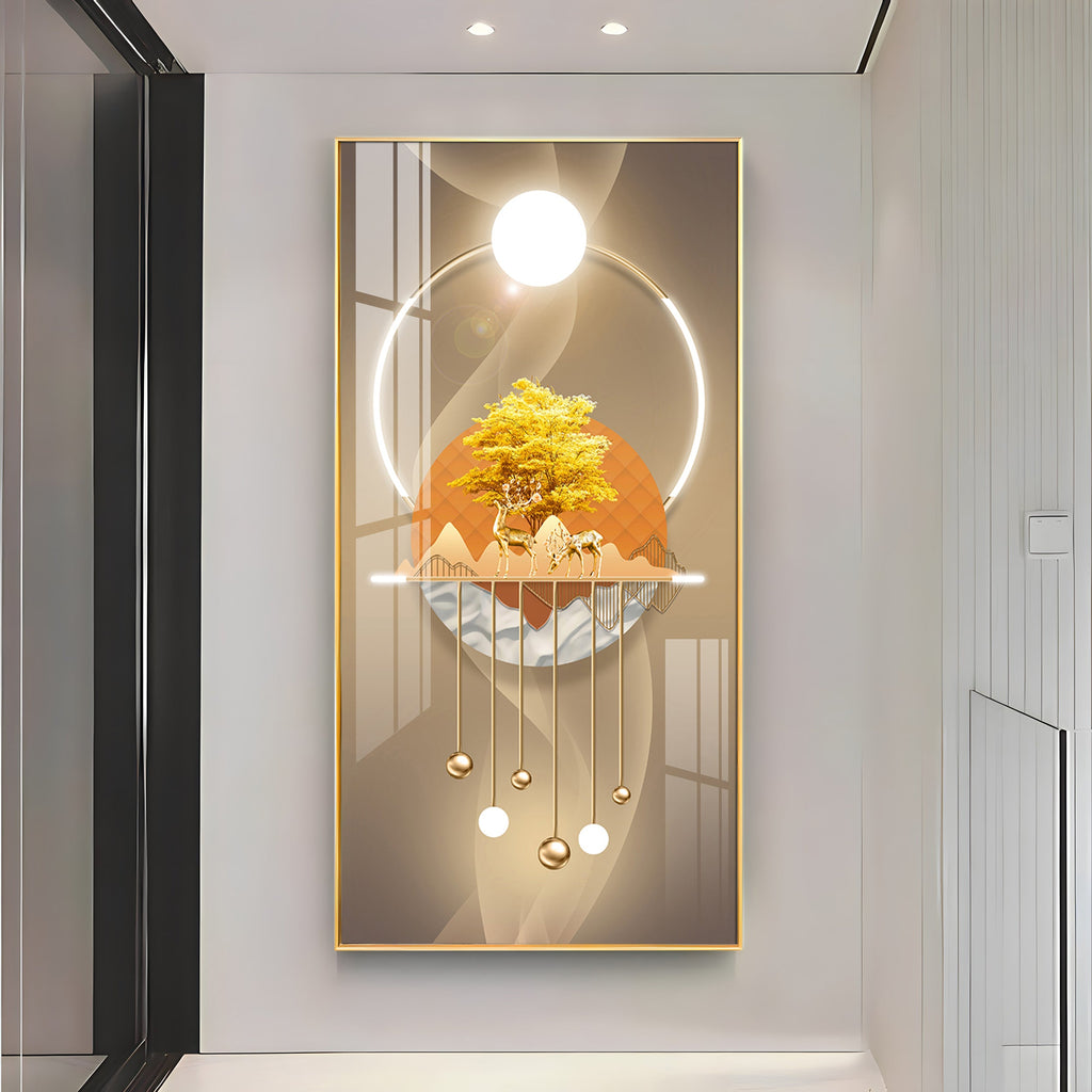Nature's Embrace Premium Acrylic Vertical Wall Art
