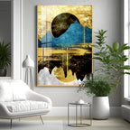 Mountain Glow Premium Acrylic Vertical Wall Art
