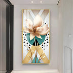Abstract Flower Premium Acrylic Vertical Wall Art