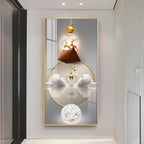 Reflective Elegance Premium Acrylic Vertical Wall Art