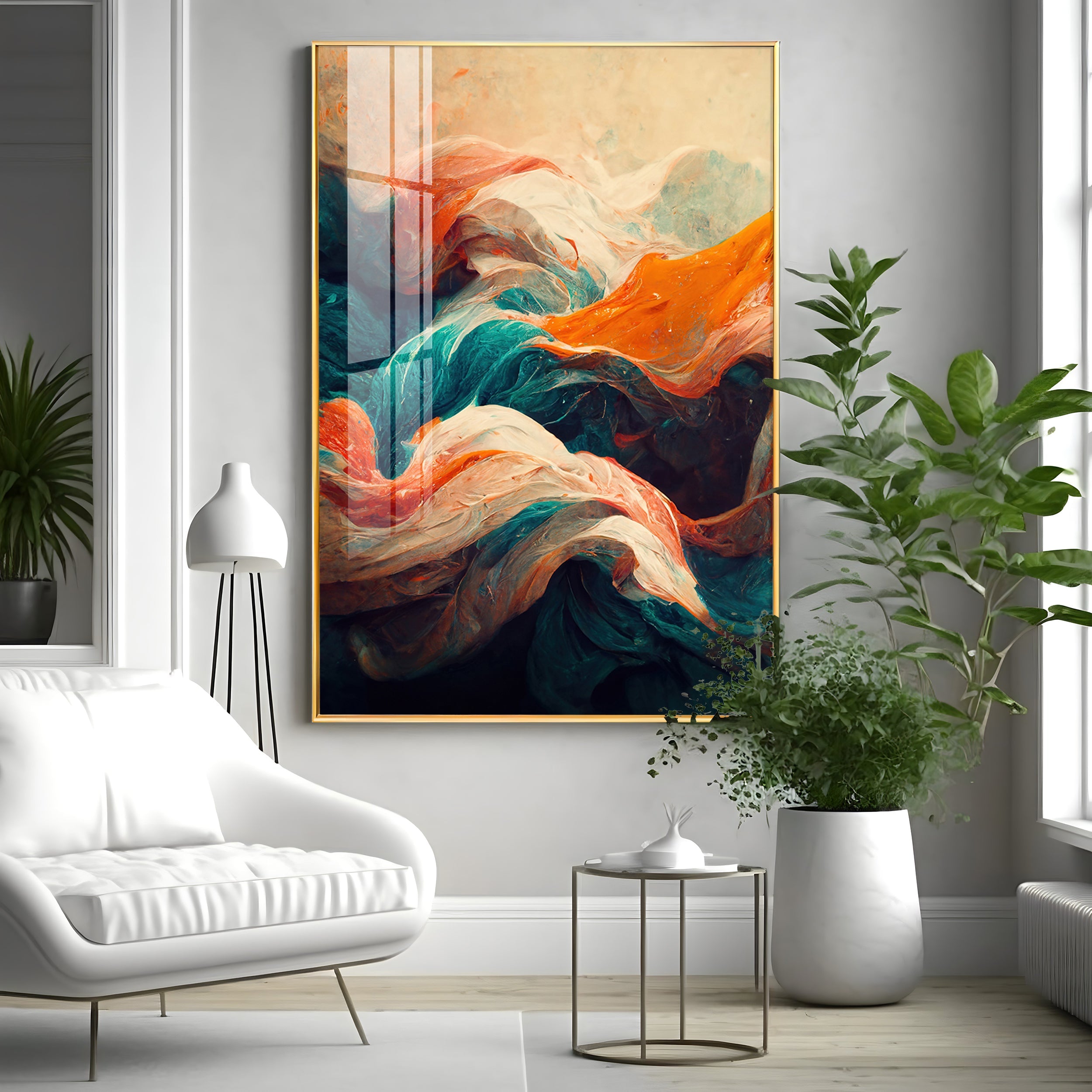 Colorwave Bliss Premium Acrylic Vertical Wall Art