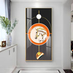 Horse Golden Ember Premium Acrylic Vertical Wall Art