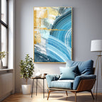 Celestial Wave Premium Acrylic Vertical Wall Art
