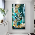 Pair Of Butterfly Premium Acrylic Vertical Wall Art