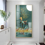 Colorful Deer Premium Acrylic Vertical Wall Art