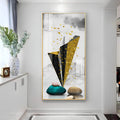 Geometric Minimalist Premium Acrylic Vertical Wall Art