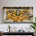 Trimbakeshwar Jyotirlinga Glass Finish Horizontal Wall Art