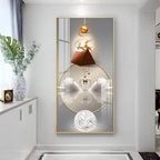 Reflective Elegance Premium Acrylic Vertical Wall Art
