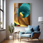 Multicolored Abstract Premium Acrylic Vertical Wall Art