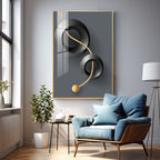Aerial Rings Premium Acrylic Vertical Wall Art