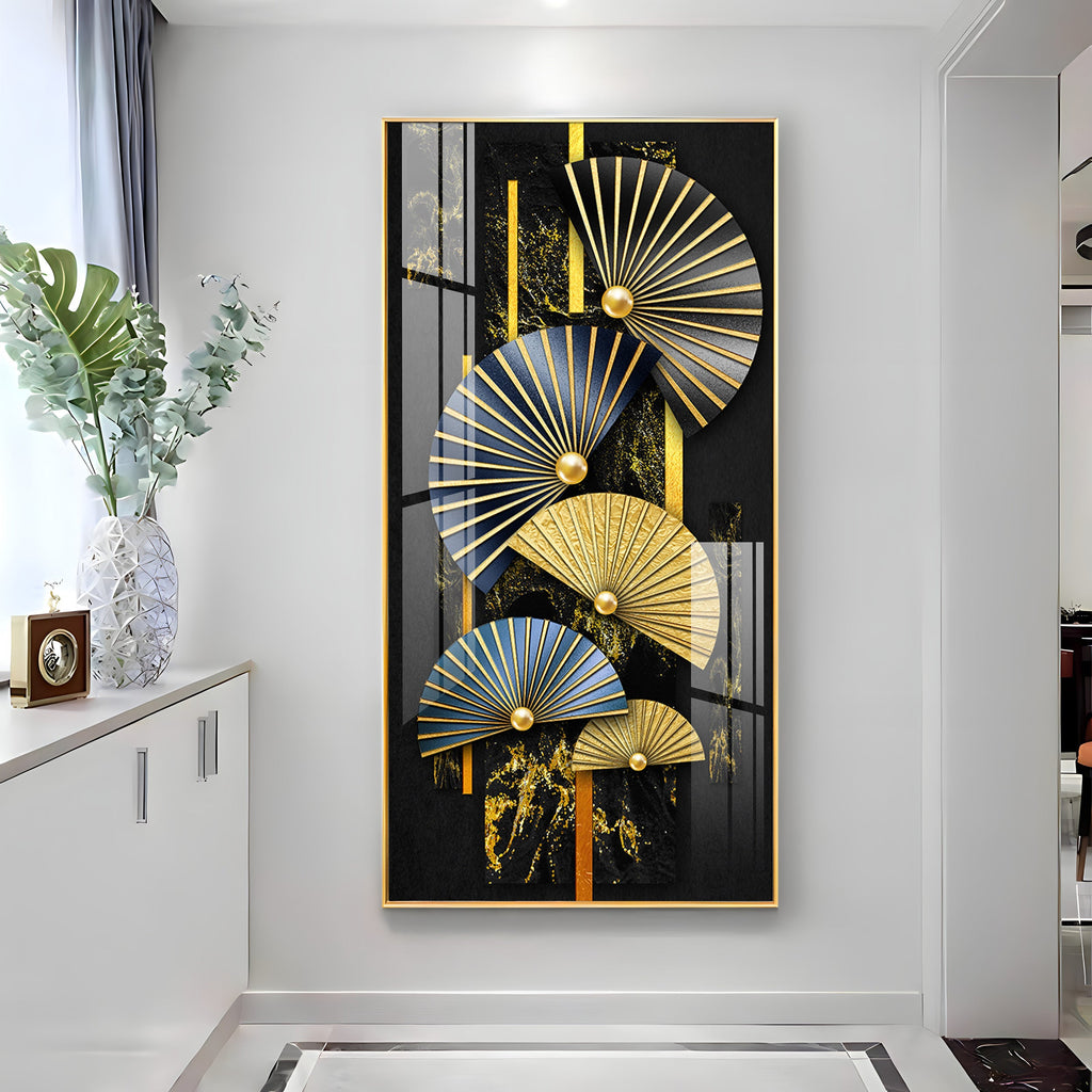 Modern Minimalist Fish Premium Acrylic Vertical Wall Art