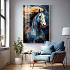 Radiant Horse Premium Acrylic Vertical Wall Art