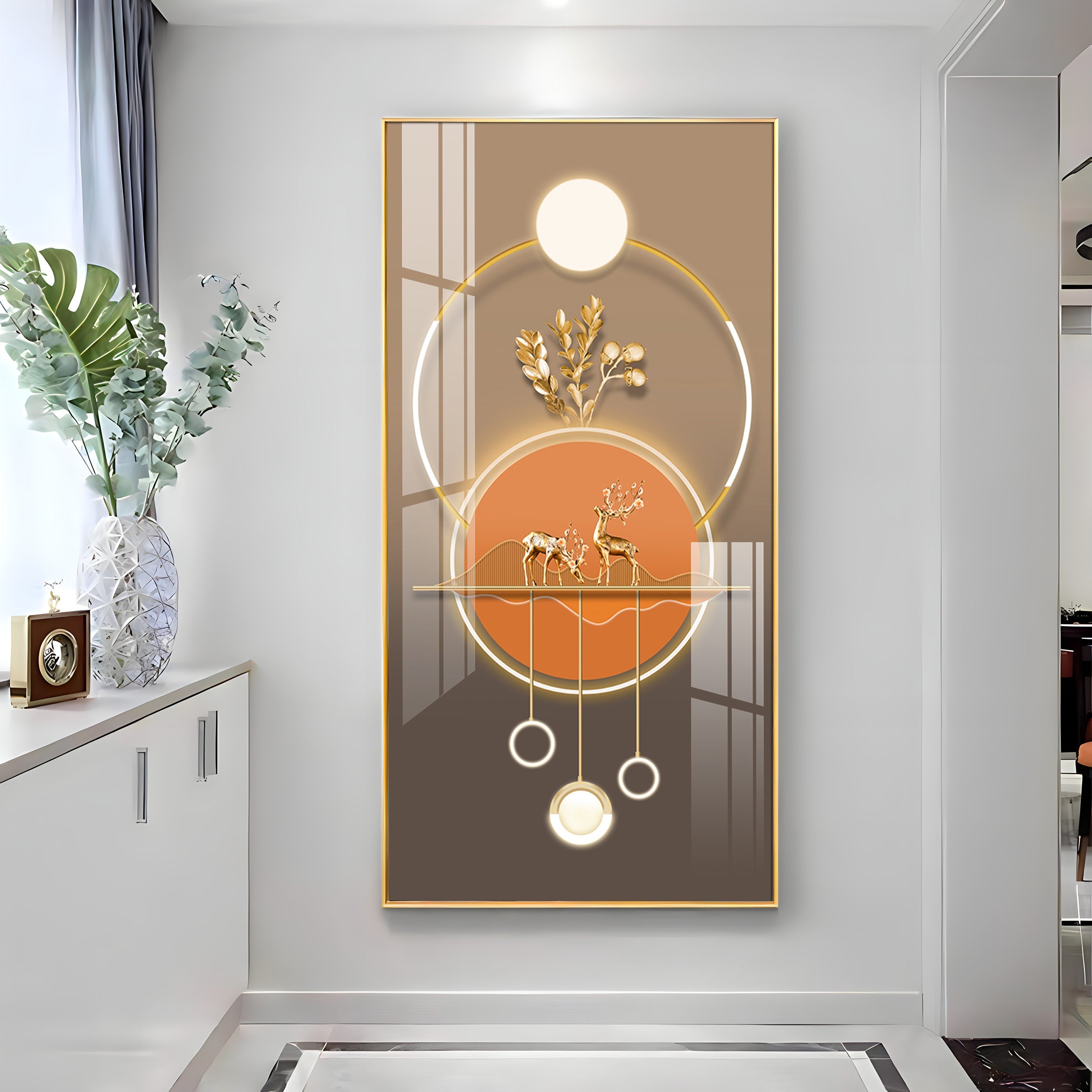 Majestic Mane Premium Acrylic Vertical Wall Art