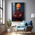 Shri Swami Vivekanand Premium Acrylic Vertical Wall Art