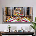 Omkareshwar Jyotirlinga Glass Finish Horizontal Wall Art