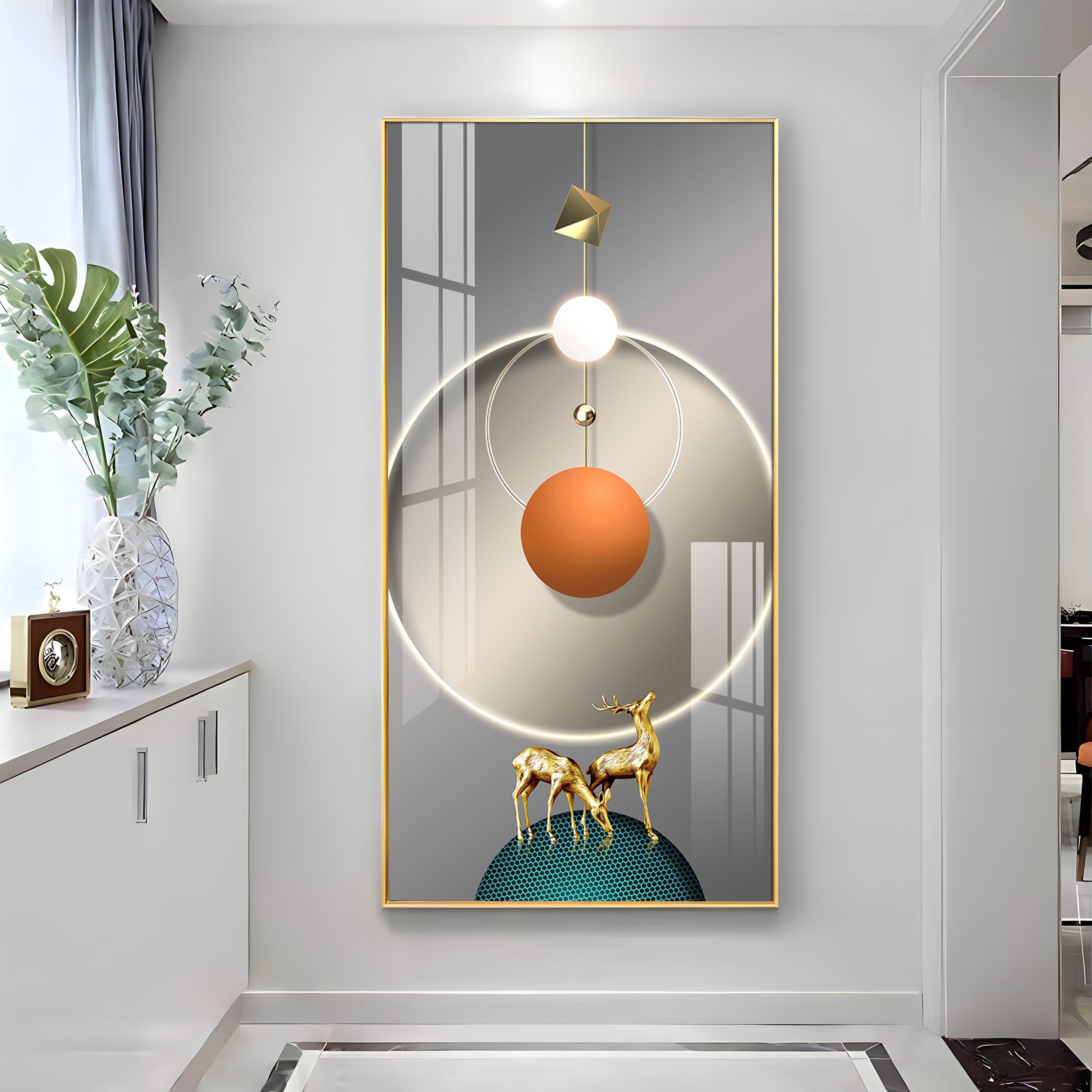 Elegant Entryway Premium Acrylic Vertical Wall Art