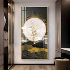 Full Moon Premium Acrylic Vertical Wall Art