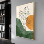 Radiant Leafscape Premium Acrylic Vertical Wall Art