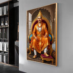 Shri Basavanna Premium Acrylic Vertical Wall Art