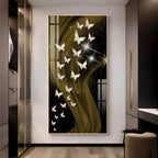 Butterflies Premium Acrylic Vertical Wall Art