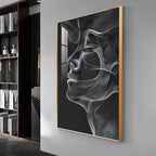 Black & White Beauty Premium Acrylic Vertical Wall Art