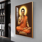 Shri Basaveshwara Premium Acrylic Vertical Wall Art