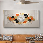 Pair Of White Swan Glass Finish Horizontal Wall Art