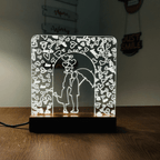 Love Couple acrylic 3D lamp Acrylic Night Lamp For Home/Bedroom/Gift - Harshita Craft