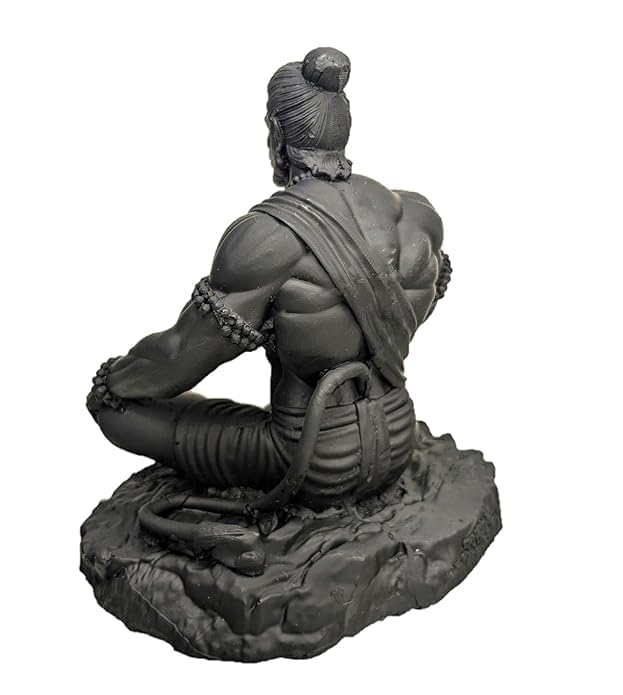 Lord Hanuman Idol for Car Dashboard – Small Hanuman Murti - Harshita Craft