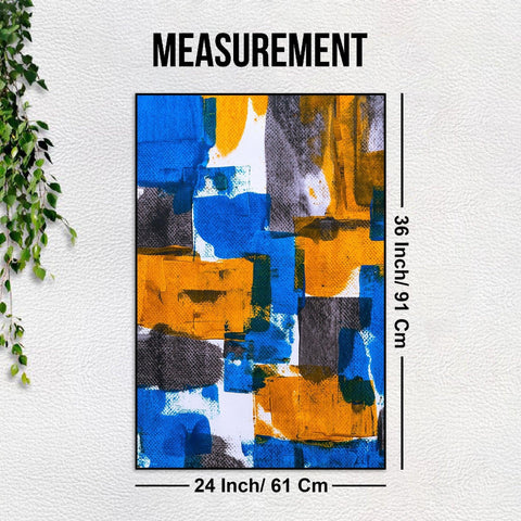 Abstract Art Floating Canvas Wall Painting - Decor Mantra 