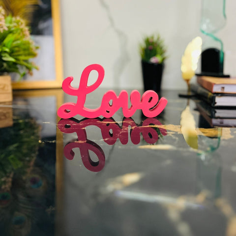 Love Aesthetic Table Decor